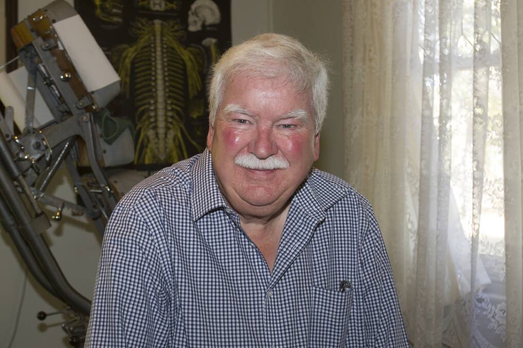 46 years: Bowers Chiropractic Centres is closing after 46 years. Pictured is Wally Bowers, Bowers Chiropractic Centre's chiropractor. Picture: Peter Pickering. 