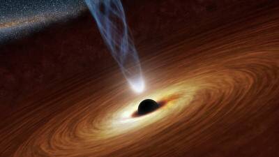 Artist's impression of a supermassive black hole. Picture: NASA/JPL-CALTECH
