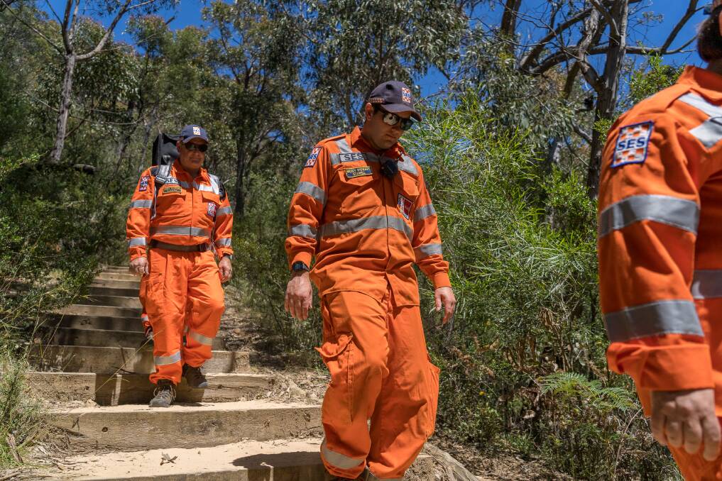 RESCUE: Volunteers from the Stawell VICSES assisted members of the Victoria Police to find lost bushwalker in the Grampians National Park on Sunday. Picture: CONTRIBUTED