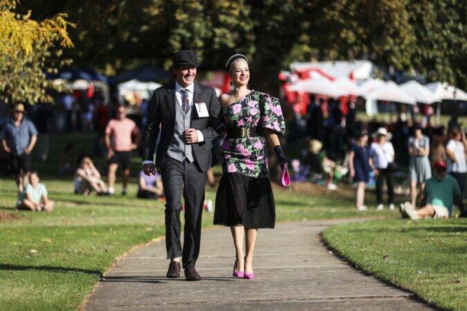 Easter Saturday is now known as Fashions Day at the Stawell Gift. Picture supplied