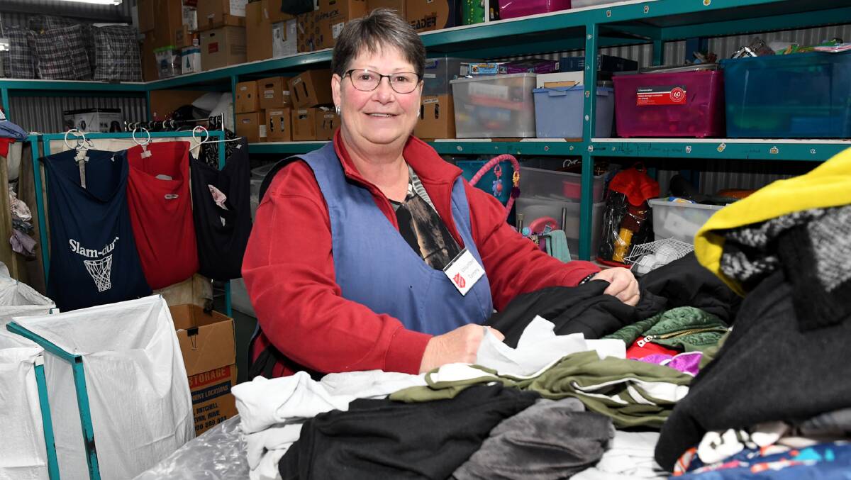 No more donations: Thrift stores across the Wimmera have banned donations to protect volunteers, such as Tammy Fry of the Horsham Salvation Army Op Shop, from the COVID-19 pandemic. FILE PICTURE