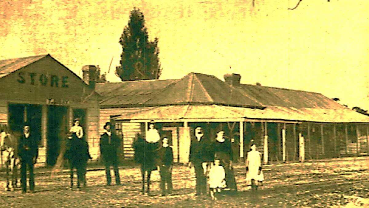 The Inn was destroyed by fire August 23rd 1895. Picture: STAWELL HISTORICAL SOCIETY