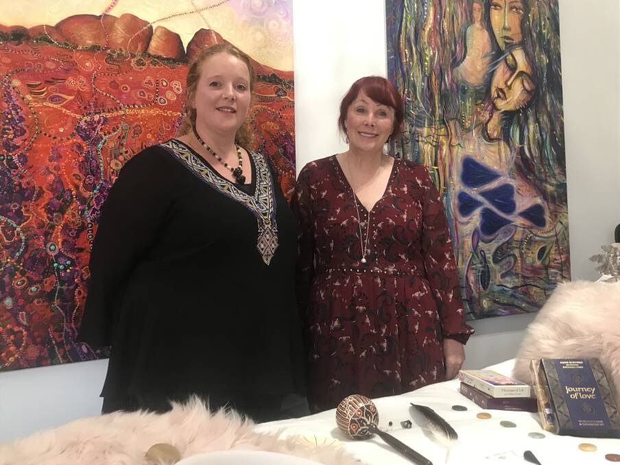 LOVE AND HEALING: Inspired by three's Melanie and Lydia are eager to showcase their services to the Stawell community at the Mystic Fair on Sunday. Picture: CASSANDRA LANGLEY
