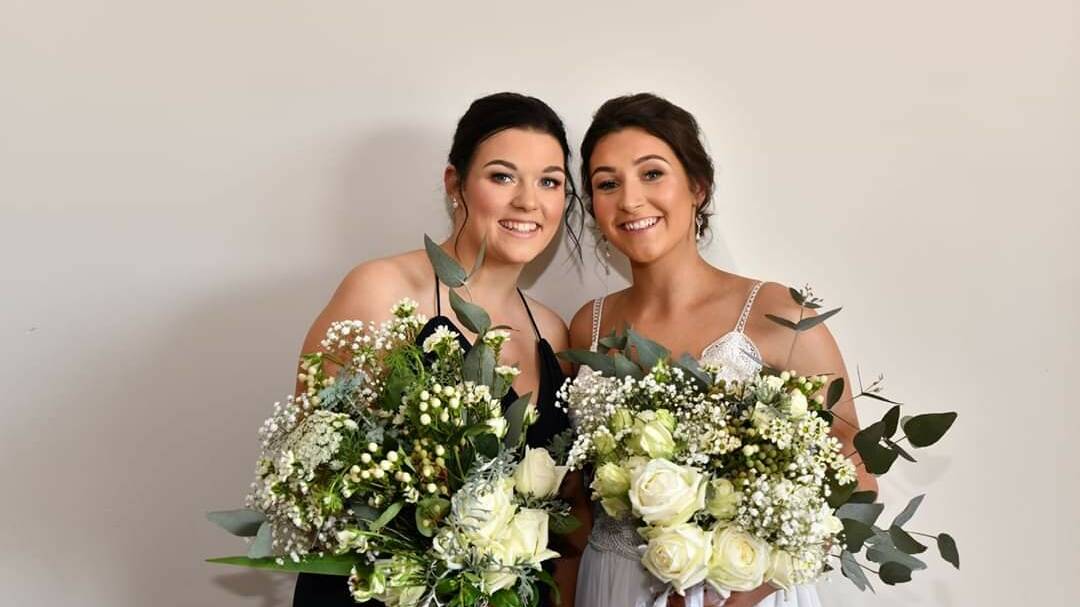 HELP IS ALWAYS THERE: Claire Preston took part in her sister Taleah Virgona's wedding just after losing her second baby. Ms Preston said it was nice to focus on happy times. Picture: CONTRIBUTED