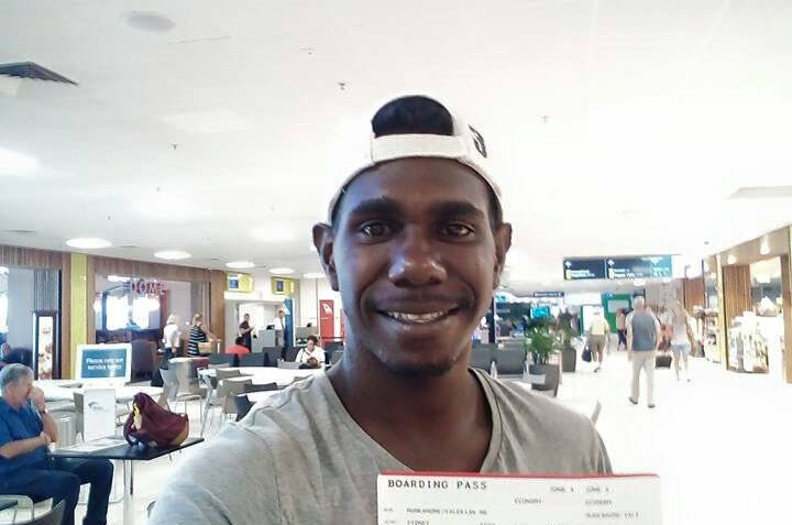 ARRIVAL: Valerian Munkanome made his way to Victoria during the week.