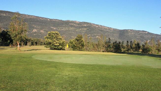 SURROUNDINGS: Golfers played in beautiful conditions during the tournament. 