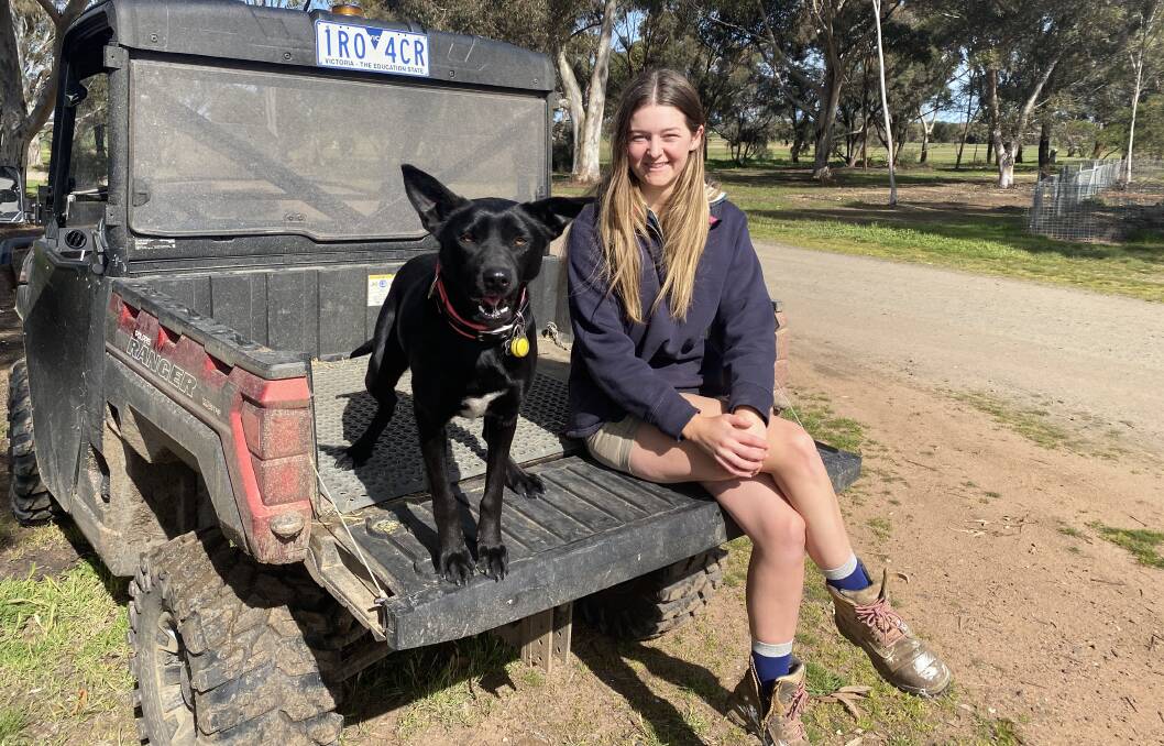 LIVING RURAL: Stawell Secondary College's Zoe McGregor has stuggled with connectivitvy during her remote learning experience. Picture: CONTRIBUTED