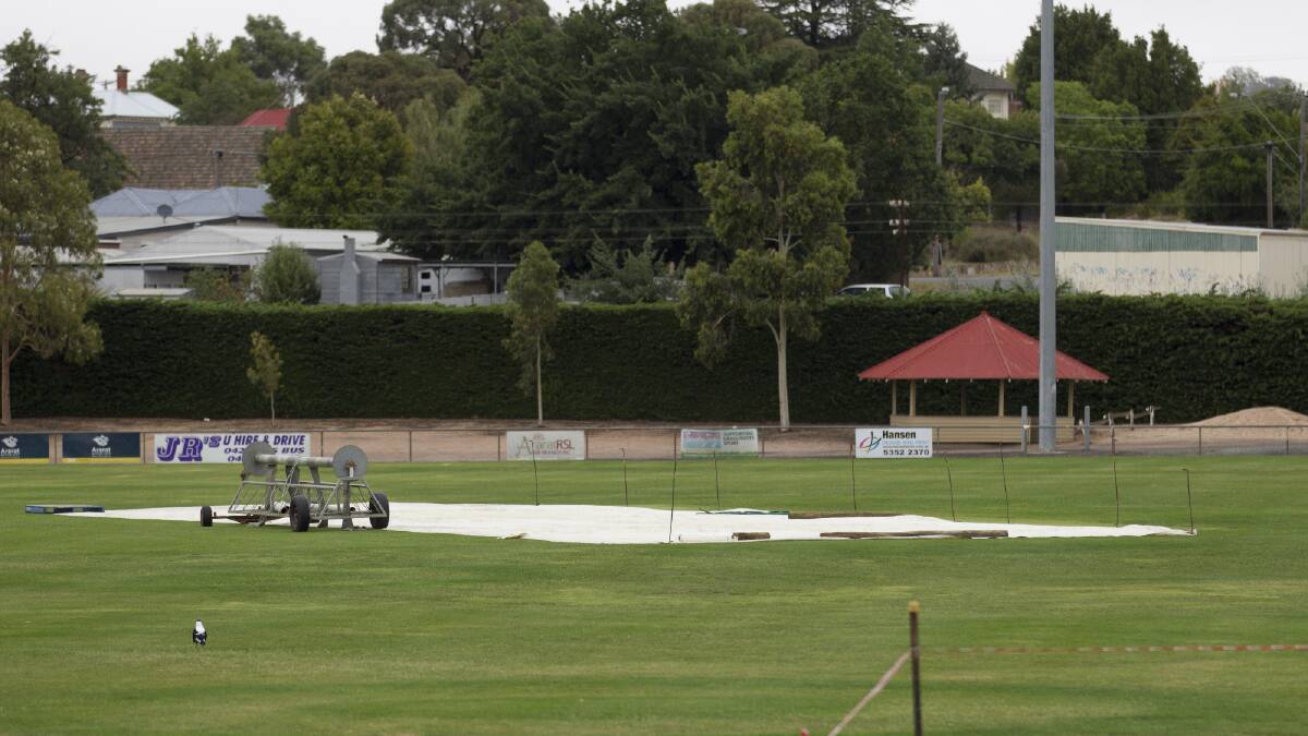 Wet weather forces play to be called off