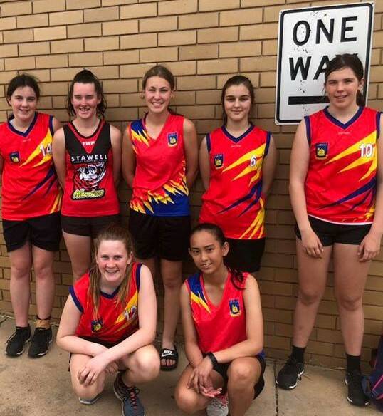 RESPECT: Year eight students representing Stawell Secondary College competed in Basketball tournament in Ballarat on Monday. Picture: CONTRIBUTED