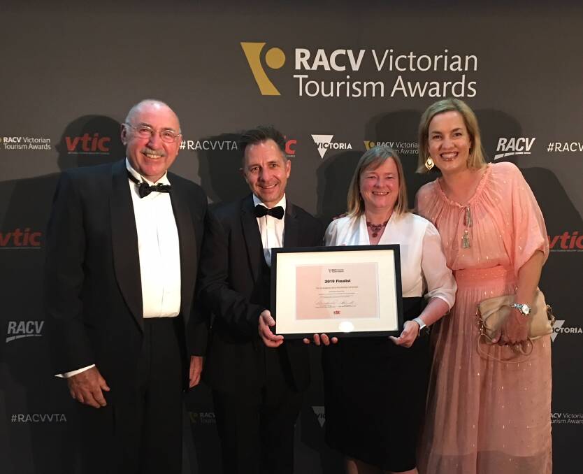 AWARD WINNERS: Grampians Tourism's deputy chairperson Peter Besgrove, chief executive Marc Sleeman, business manager Serena Eldridge and marketing manager Sarah Myers. Picture: CONTRIBUTED