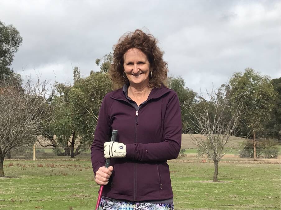 LEADER: Stawell's Tania Dignan leads the 2019 Stawell Golf Club women's championships going into the last round. Picture: CASSANDRA LANGLEY