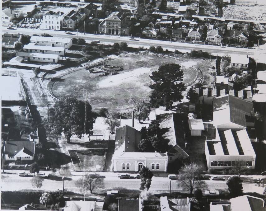 An aerial view of Stawell Technical School. Picture: HISTORICAL SOCIETY