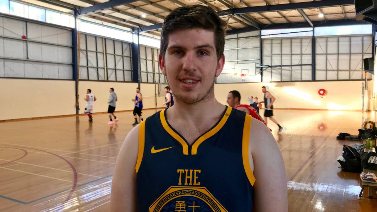 EAGER: Stawell Wildcats' Brodie Collins is looking forward to stepping onto the court for his first CBL game. Picture: CASSANDRA LANGLEY