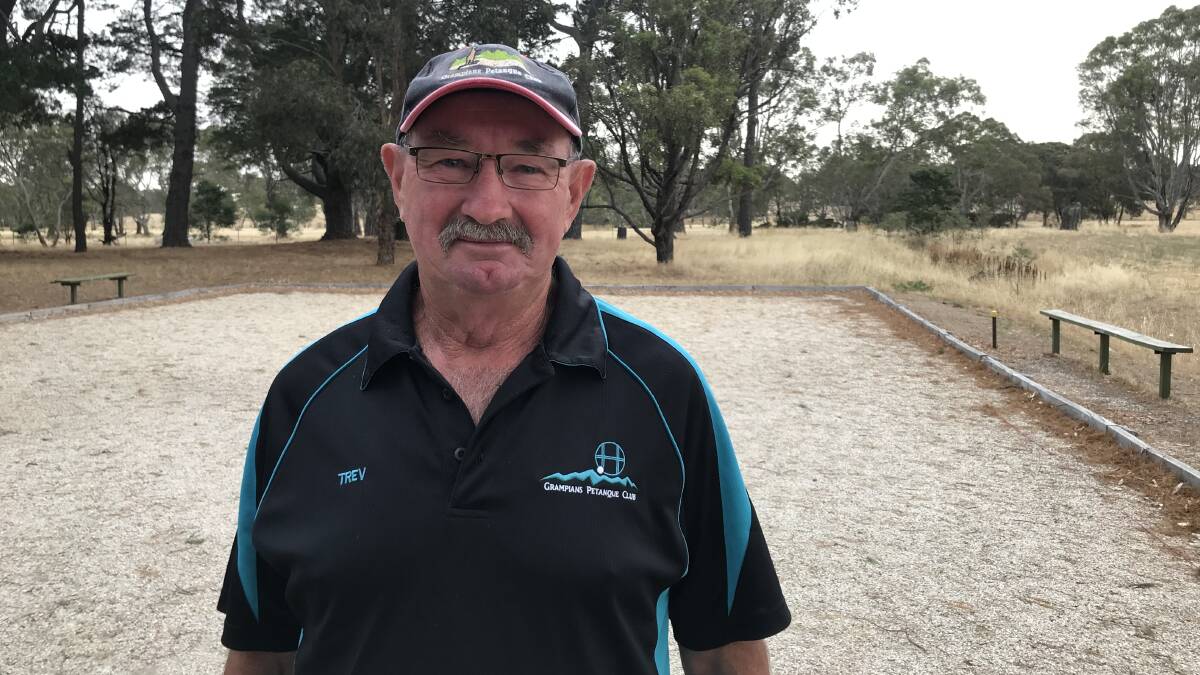 NAMED: Grampians Petanque Club's Trevor Keilar
will play for Australia in March.
Picture: CASSANDRA LANGLEY