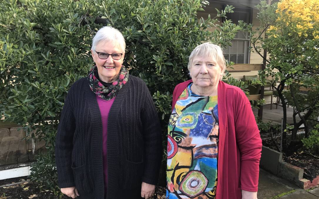 AT THE READY: Stawell Interchurch Council's Jo Bertram and Kaye Dalton at the cottage in Stawell ready to help the next person who knocks on the door. Picture: CASSANDRA LANGLEY