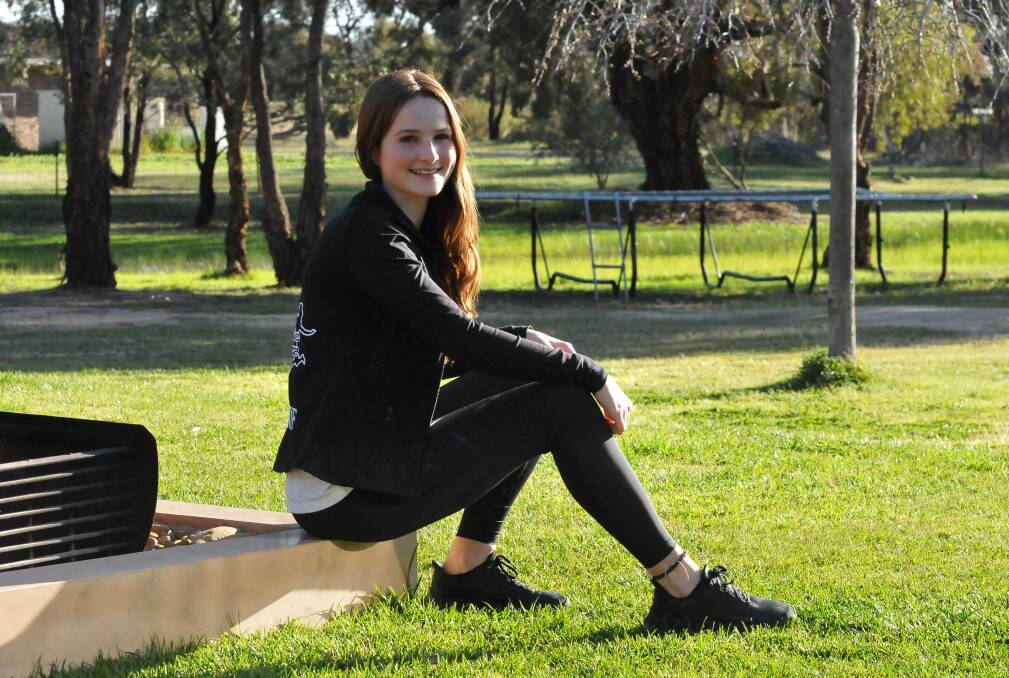STATE FINALIST: Stawell's young talent Bonnie Mellor has excelled at a state event for dancing, singing and acting. Picture: CASSANDRA LANGLEY