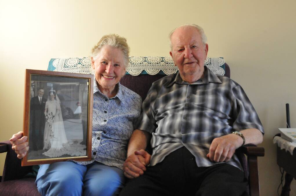 CELEBRATION: Nancy and Jack Stevens celebrate 70 years of marriage in 2020. Picture: CASSANDRA LANGLEY