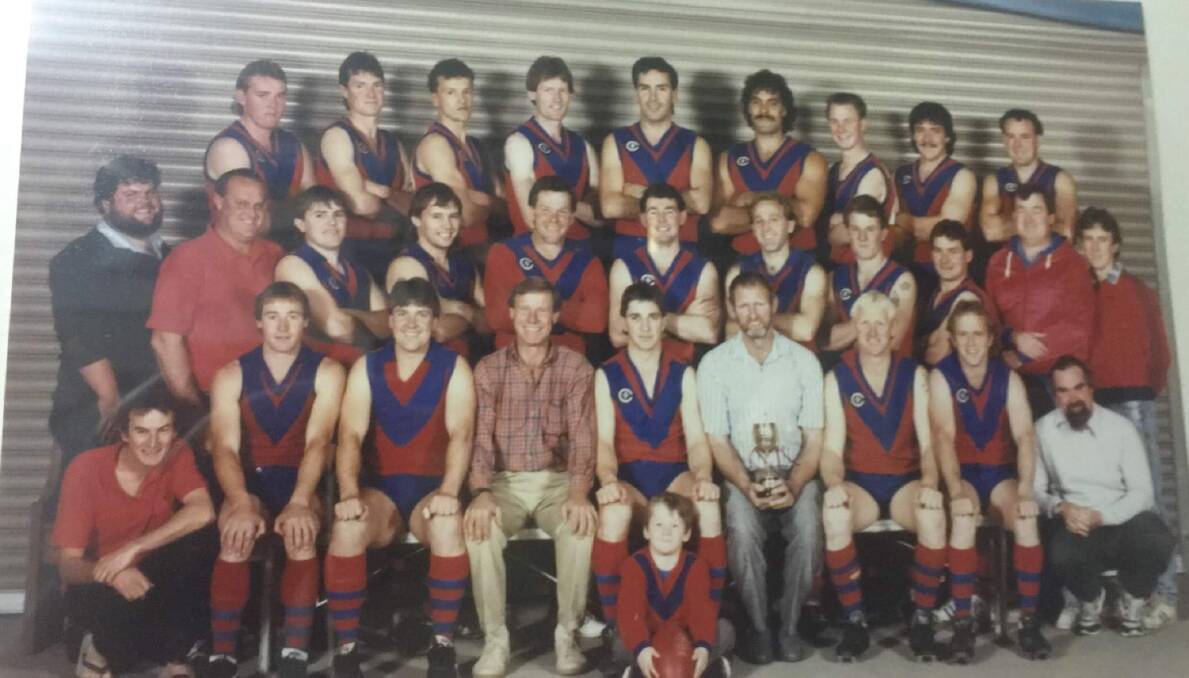 LOOK BACK: Swifts 1989 premiership team who overcome Moyston in a thrilling four point game.Picture: CONTRIBUTED