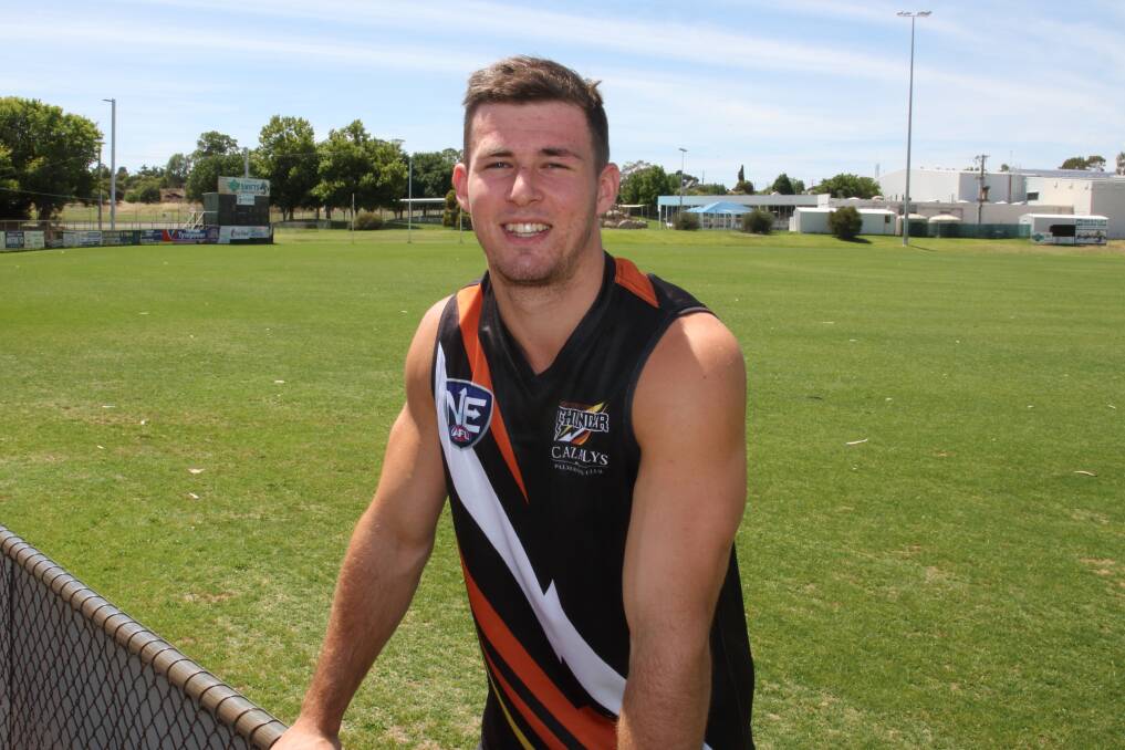 READY: Ben Taylor will be a long way from North Park as he makes his debut for NT Thunder on Saturday. Picture: PETER PICKERING