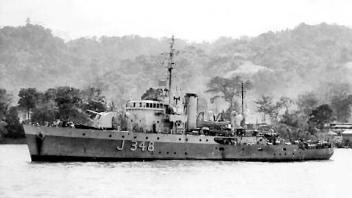 Behold: HMAS Stawell, one of 60 Australian minesweepers built during World War II. PIcture: SUPPLIED
