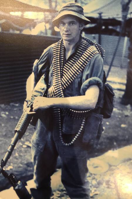  SERVICEMAN: Stawell's Bob Freeland spent 183 days in Vietnam. Picture: CONTRIBTUED