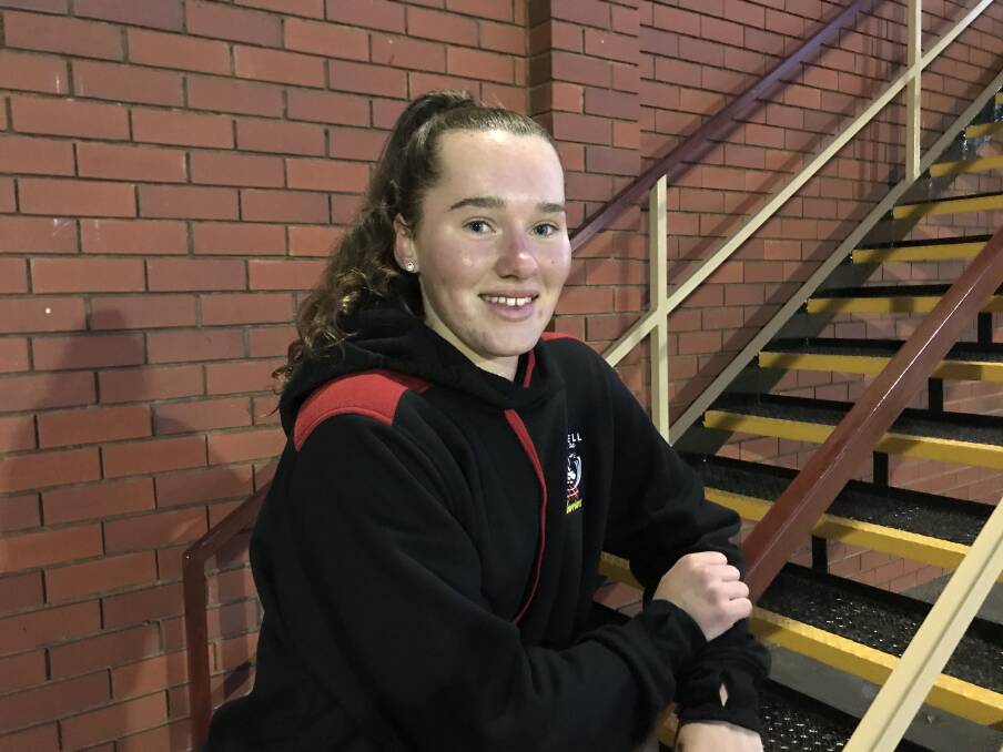 STEPPING UP: Stawell Warriors' Madi Taylor has stepped into a full time role in A Grade for the 2021 season. Picture: CASSANDRA LANGLEY