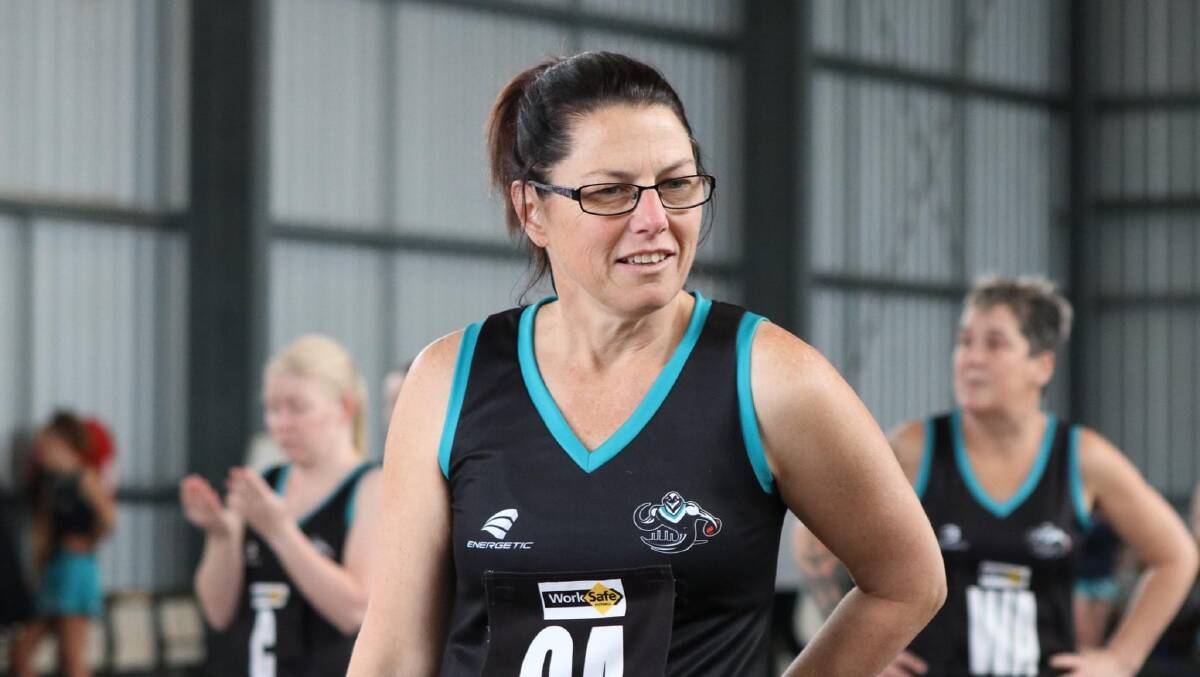 PASSION: Mandy Armer played her 200th game for the Swifts in the 2021 HDFNL season. Picture: TRISH RALPH