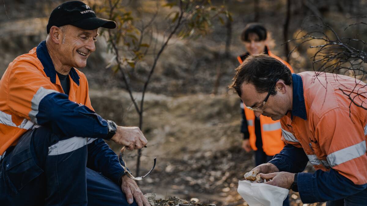 North Stawell Minerals CEO Steve Tambanis and Exploration Manager, Brad Robinson