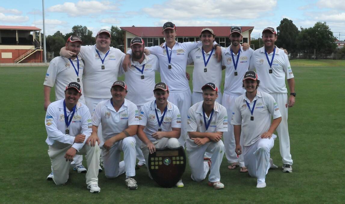 WINNERS: Swifts-Great Western have claimed the 2018-19 A Grade Grampians Cricket Association premiership. Picture: CASSANDRA LANGLEY