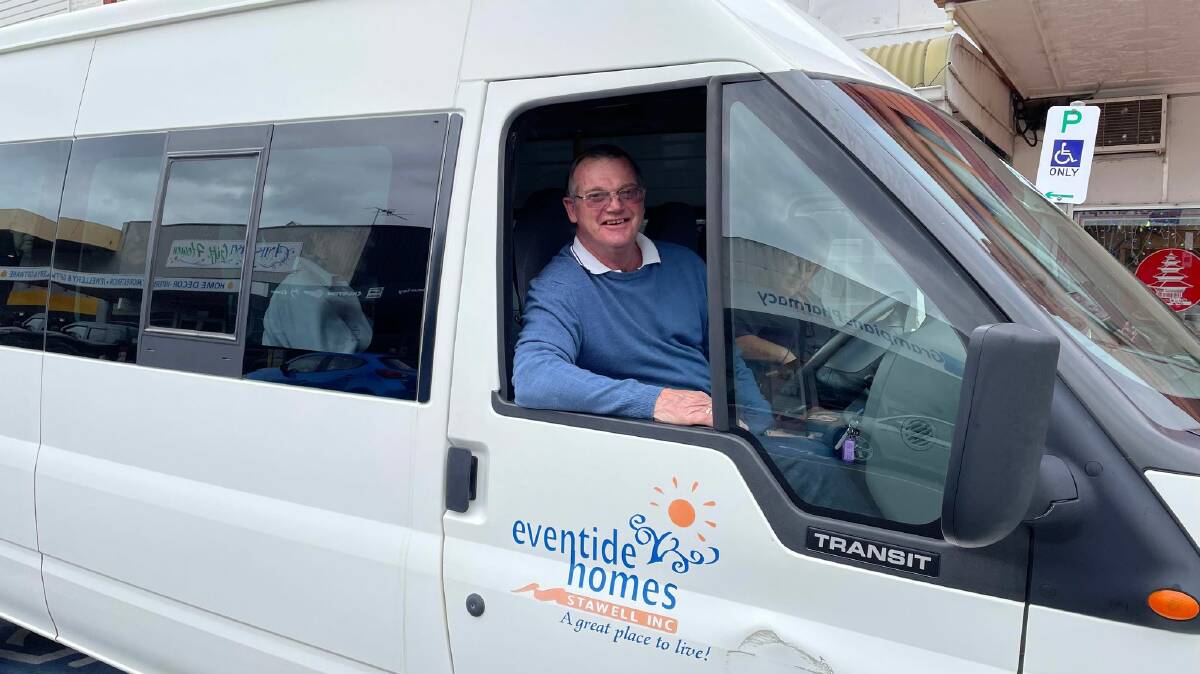 GIVING BACK: Eventide Homes volunteer Andrew Reading loves helping residents retain independance in the community. Picture: CASSANDRA LANGLEY