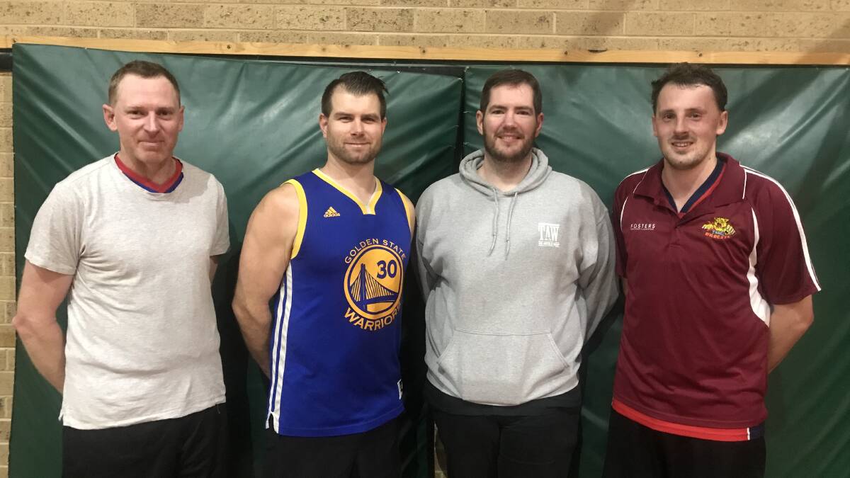 WILDCATS ONCE MORE: Committee member Joel Freeland, secretary and assitant coach Troy Kenny, committee member and senior coach Alistair Beard and vice chairman Aidan Marr are ready to coordinate the new season. Picture: CASSANDRA LANGLEY