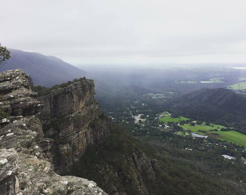 A view toward Halls Gap in the Grampians. Picture: FILES
