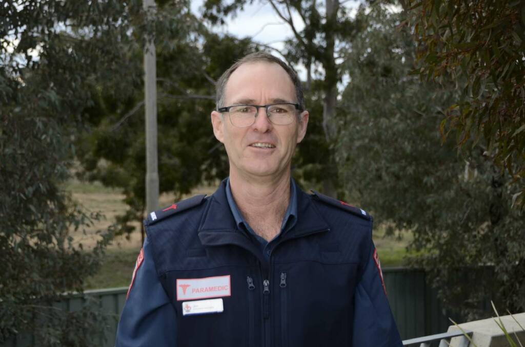 IMPROVING PARAMEDIC SUPPORT: Jim Falla is taking on the new role of a paramedic community support coordinator for the West Wimmera area. Picture: CONTRIBUTED