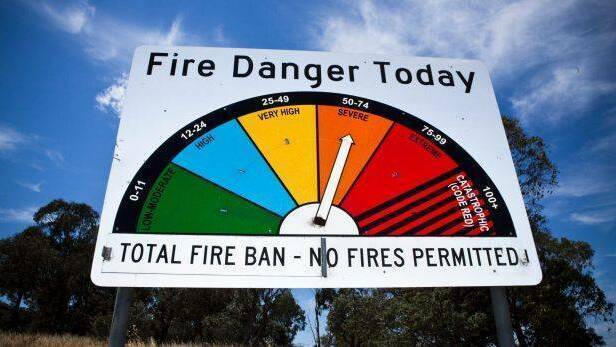 Country Fire Authority declares total fire ban in the Wimmera, Mallee