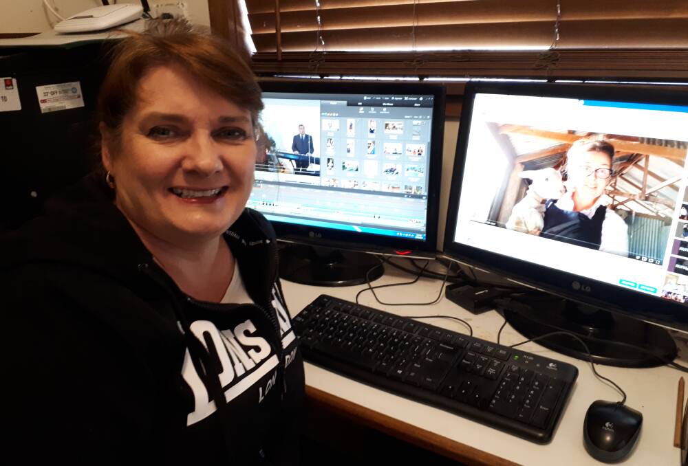 UNITING MESSAGE: Helen Hobbs spent hours putting the video together on Thursday evening before releasing it at 9am on Saturday. Picture: SUPPLIED