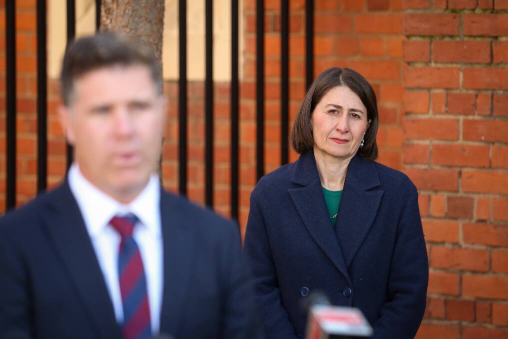 NSW Premier Gladys Berejiklian has reiterated her plan to wait for freedom of movement in Victoria to reopen the border. Picture: JAMES WILTSHIRE