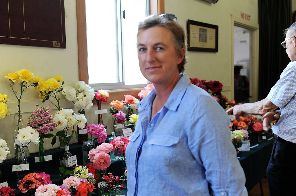 TOP AWARD: Jo Gardner from Australian Wildflowers at Laharum, which won Business of the Year in the 2016 Wimmera Business Awards.