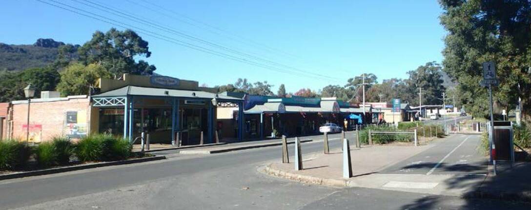 REVAMP: Road works will take place in Heath Street, Halls Gap, as 30 car parks and a new footpath are built. Picture: FILE