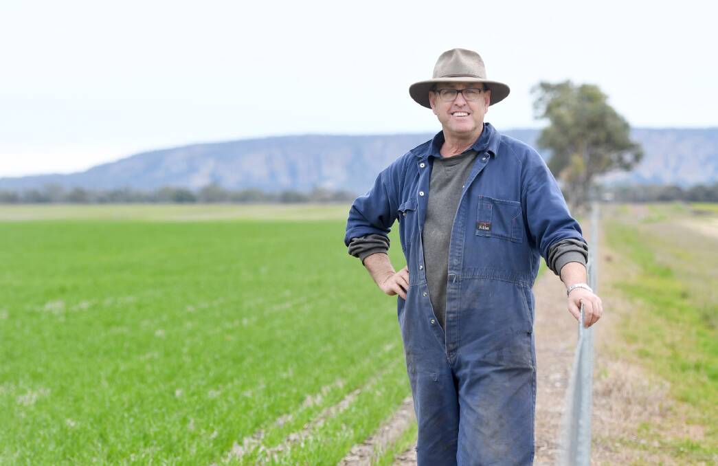 Natimuk farmer Michael Sudholz is feeling positive for his upcoming harvest. Picture: SAMANTHA CAMARRI