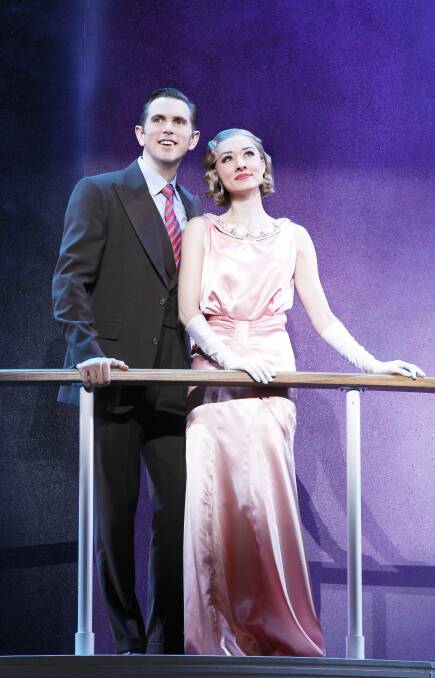 Alex Rathgeber and Claire Lyon in a scene from Anything Goes in Sydney in 2015.