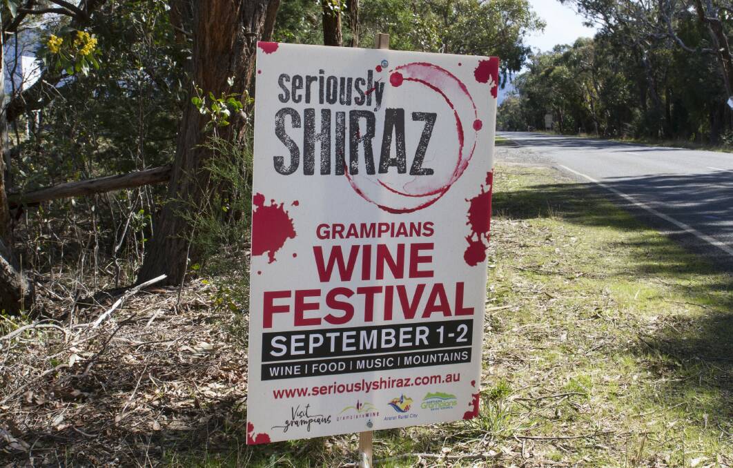 Seriously Shiraz Grampians Wine Festival will be held across the weekend at various wineries. Picture: PETER PICKERING
