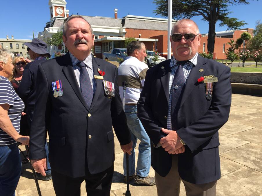 The commemoration was attended by over 100 community members at Soldiers Memorial Park, Ararat.