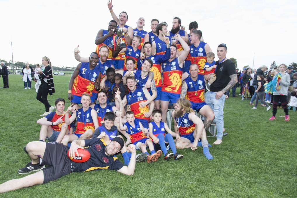 SUCCESS: Football players are re-signing with Great Western after it broke its grand final drought in 2019. Picture: PETER PICKERING.