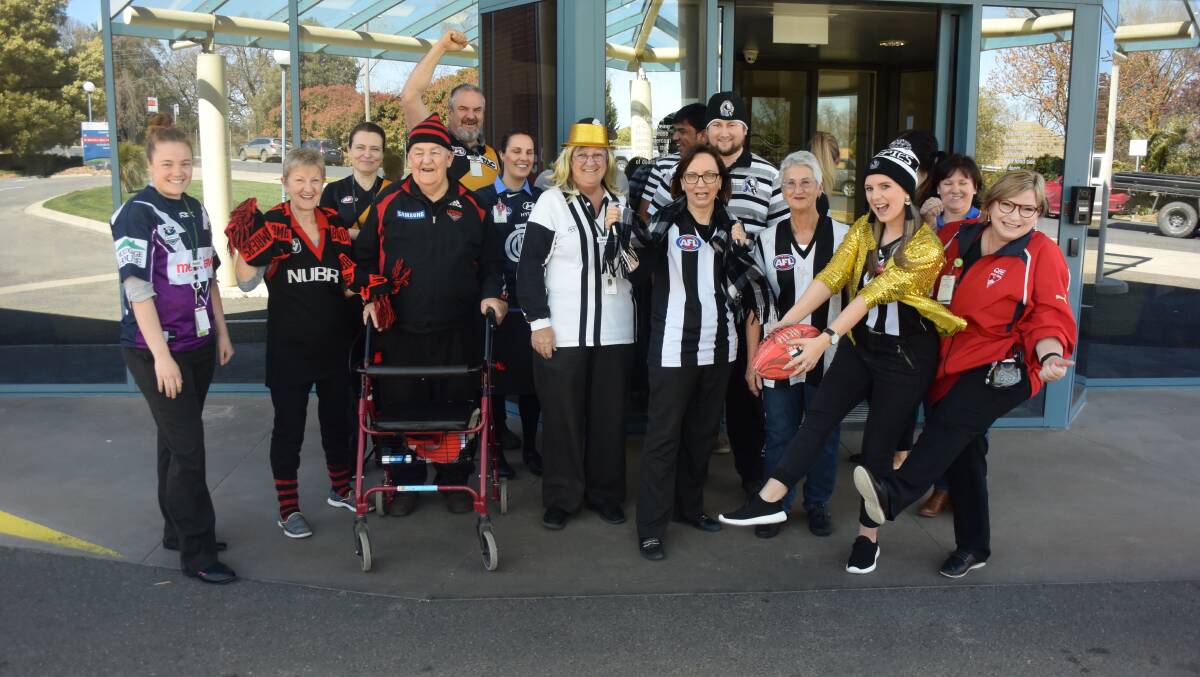 Community members took the chance to do something good for the community and celebrate the upcoming grand final at the same time.
