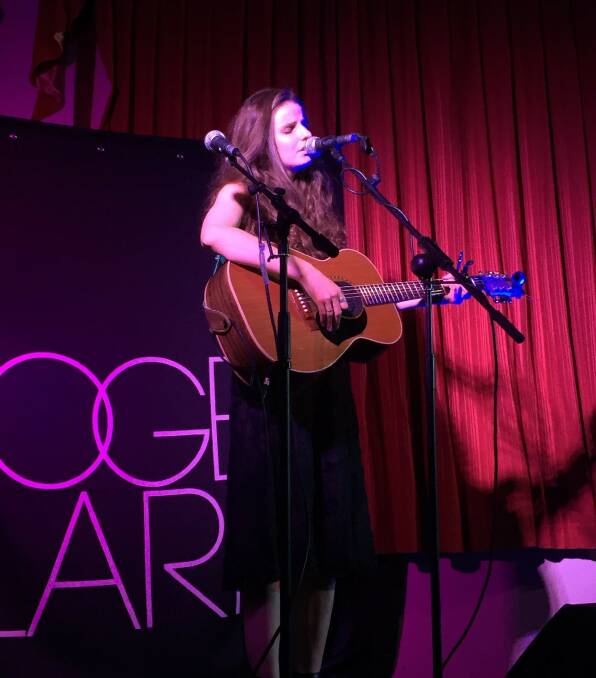ROCK: Imogen Clark serenaded and rocked the audience at the Ararat Hotel last Wednesday night.