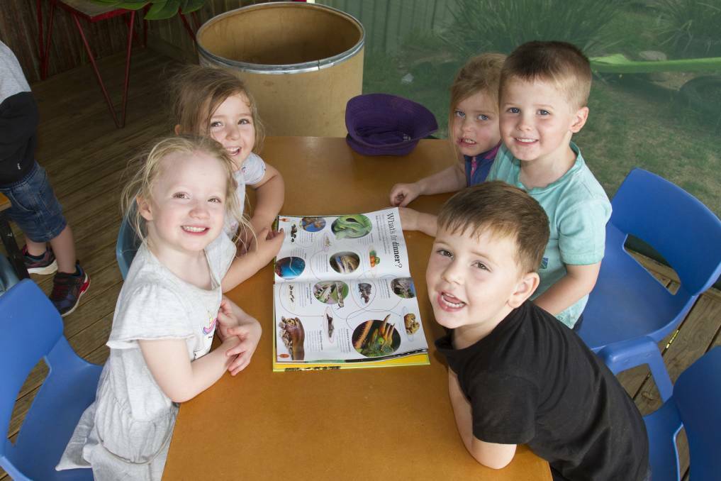 Children at Ararat Early Learning Centre. Photo: PETER PICKERING.