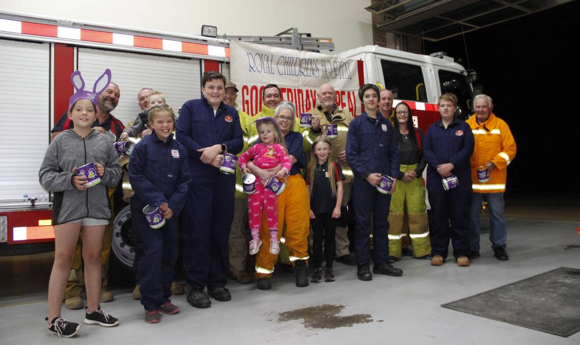 GENEROUS: The Stawell Fire Brigade will collect funds for the Royal Children Hospital on Good Friday. Picture: LACHLAN WILLIAMS.