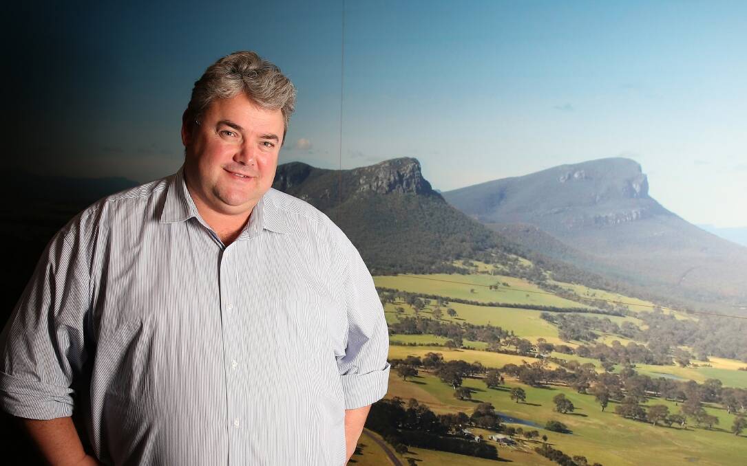BUILD: Southern Grampians manager of economic development and tourism Hugh Koch is excited about the impending build of the Dunkeld to Mount Sturgeon loop walk. Picture: Mark Witte.