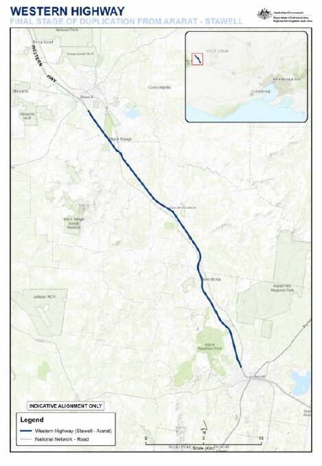 $360m boost for highway duplication between Ararat and Stawell