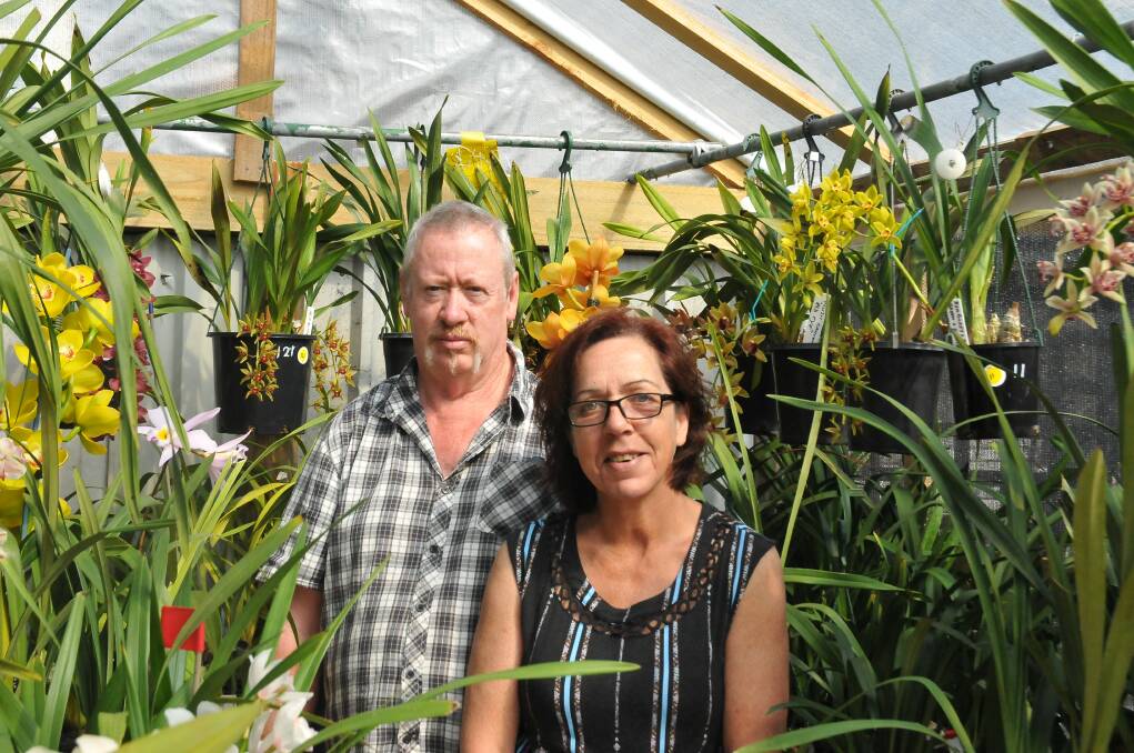 SUMMER: Mark and Maggie McMillan are excited for this weekend's orchid show in Halls Gap.